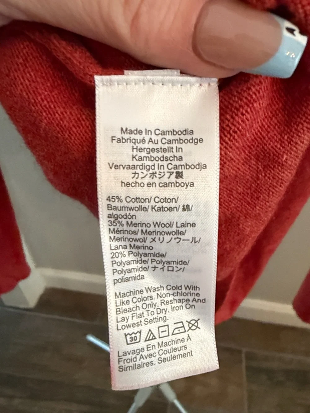 J. Crew Women's Teddie Rust Crewneck Sweater